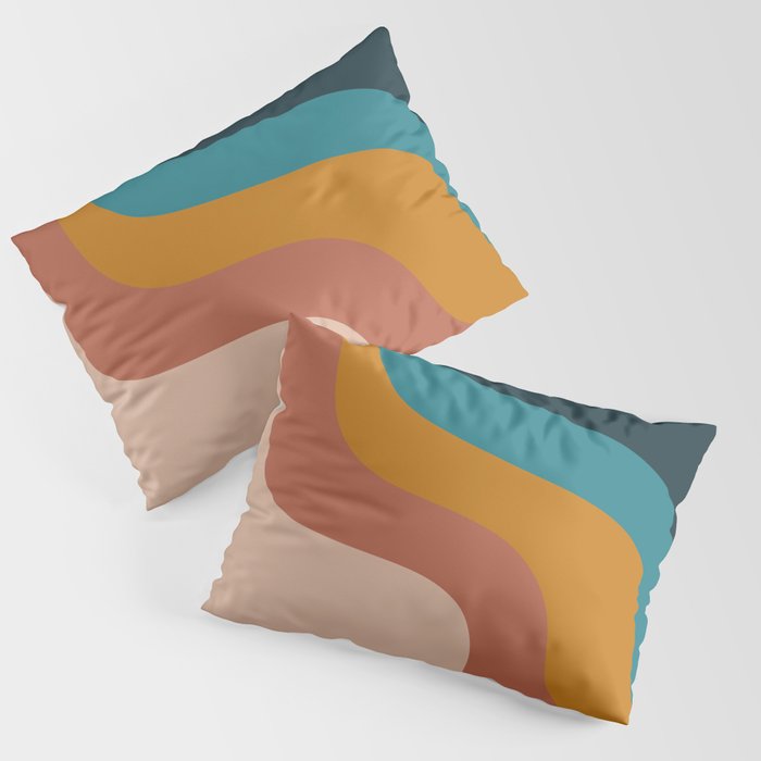Abstract ~ Retro Pillow Sham Gallery Image 3