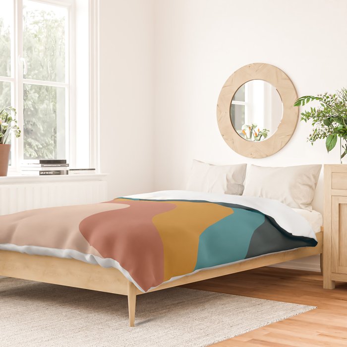 Abstract ~ Retro Duvet Cover Gallery Image 2