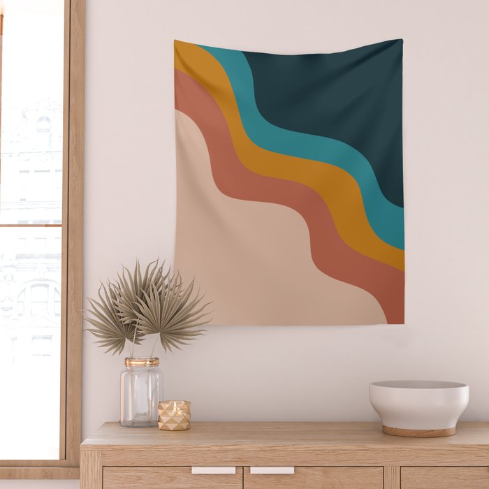 Abstract ~ Retro Wall Tapestry Gallery Image 2