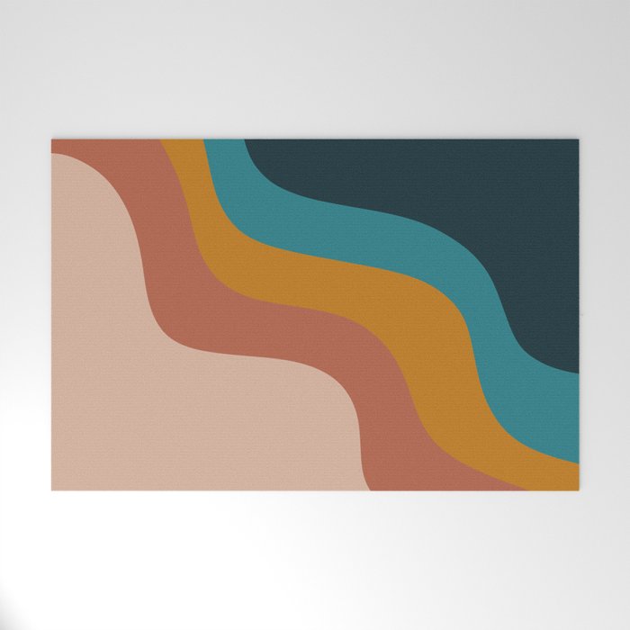Abstract ~ Retro Welcome Mat Gallery Image 1