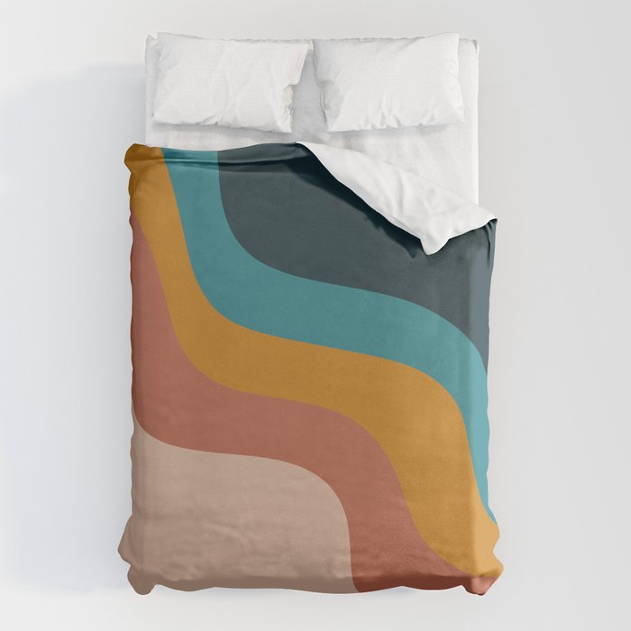Abstract ~ Retro Duvet Cover Gallery Image 6