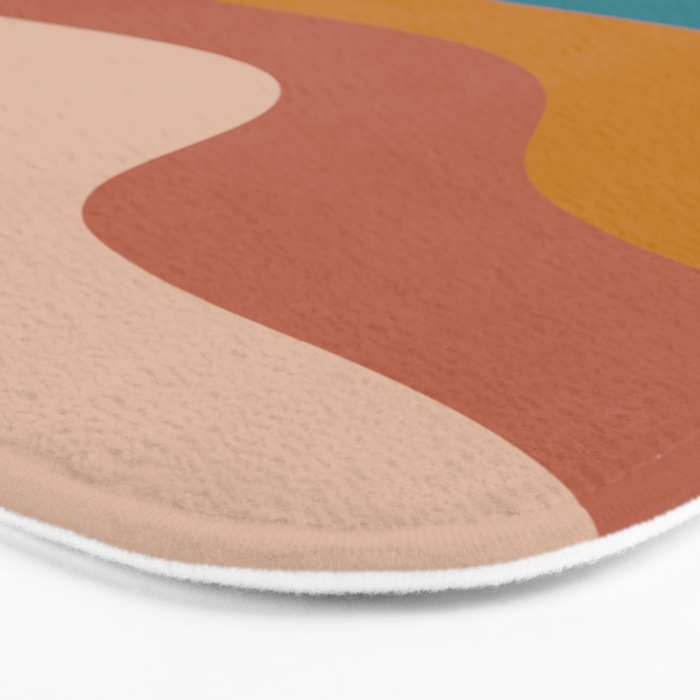 Abstract ~ Retro Bath Mat Gallery Image 3