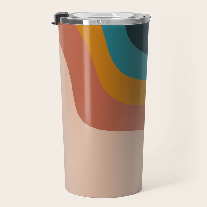 Abstract ~ Retro Travel Mug Gallery Image 3