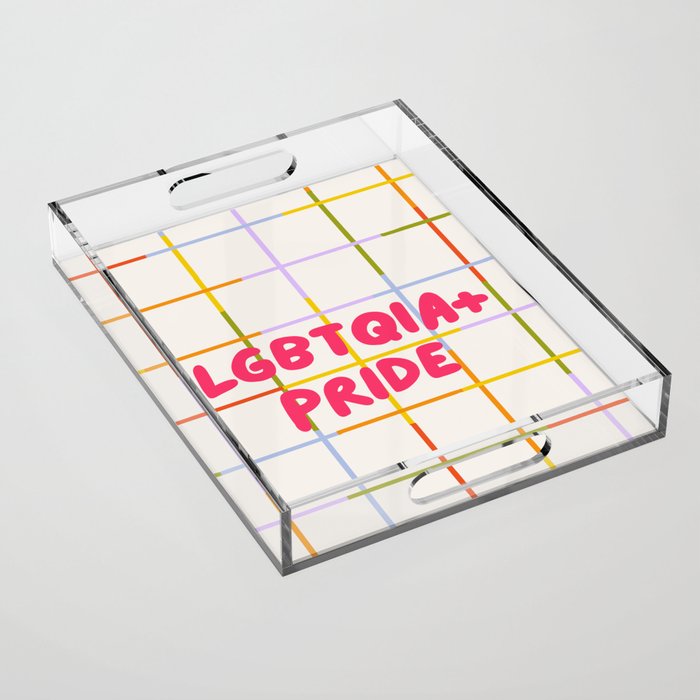 LGBTQIA+ Pride Acrylic Tray Gallery Image 1