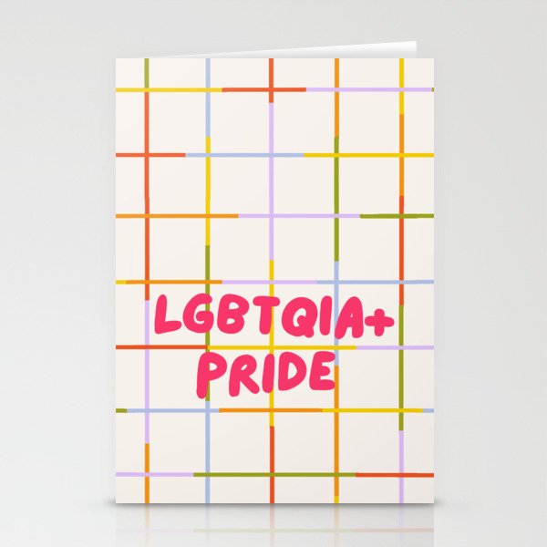 LGBTQIA+ Pride Stationery Card Gallery Image 2
