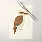 Laughing Kookaburra, Bird of Australia Wrapping Paper Gallery Image 1