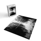 Forest Reflection Lake - Black and White  - Nature Photography Jigsaw Puzzle Gallery Image 2
