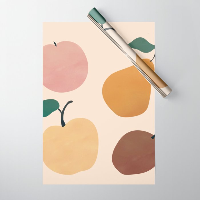 Four Fruit Wrapping Paper Gallery Image 1