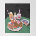 Milkshakes Throw Blanket Gallery Image 2