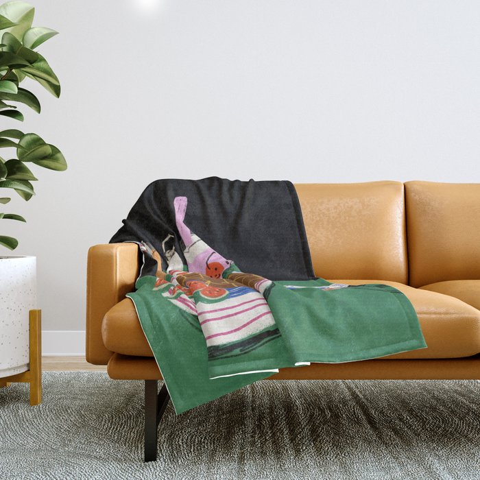 Milkshakes Throw Blanket Gallery Image 1