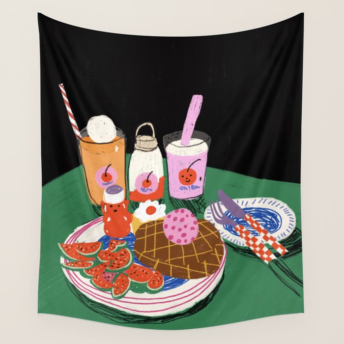 Milkshakes Wall Tapestry Gallery Image 1