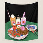 Milkshakes Wall Tapestry Gallery Image 4