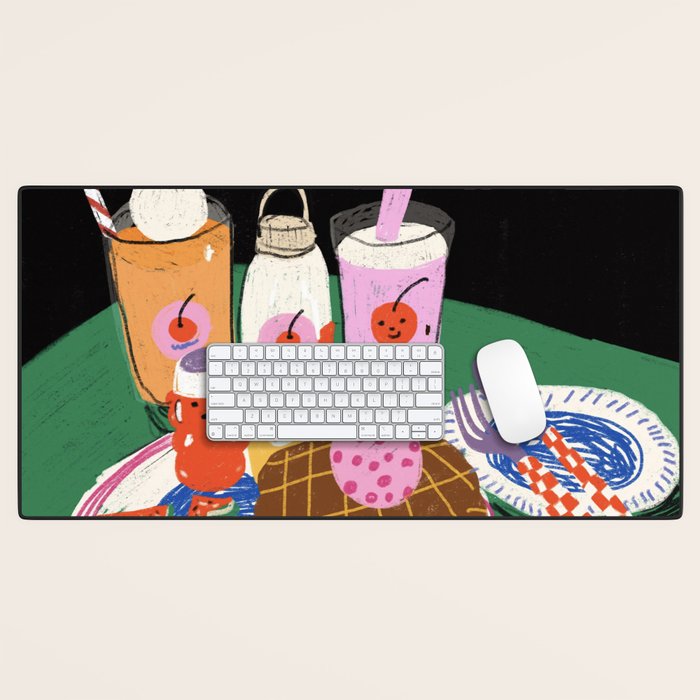Milkshakes Desk Mat Gallery Image 1