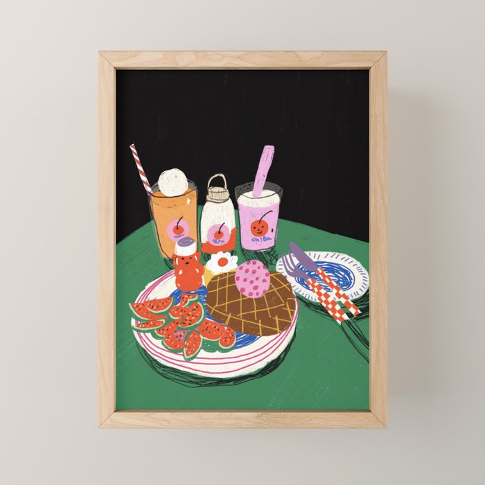 Milkshakes Mini Art Print Gallery Image 1