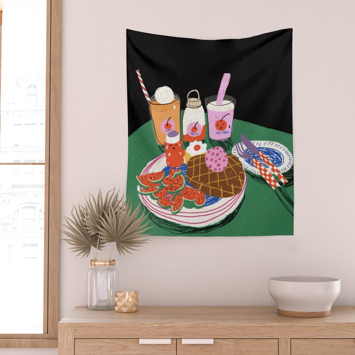 Milkshakes Wall Tapestry Gallery Image 2