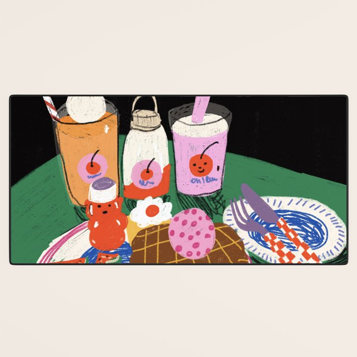 Milkshakes Desk Mat Gallery Image 3