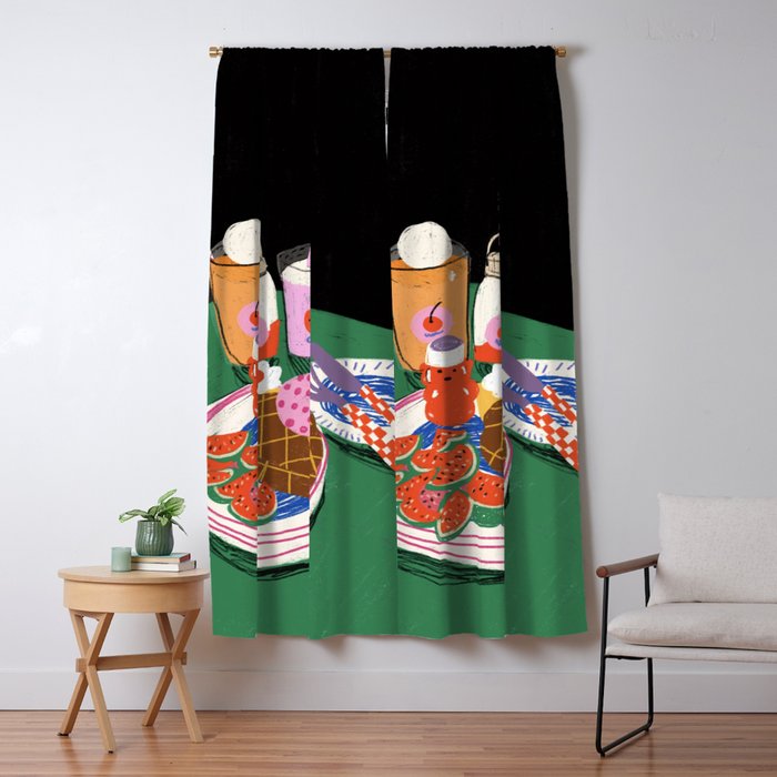 Milkshakes Window Curtain Gallery Image 5