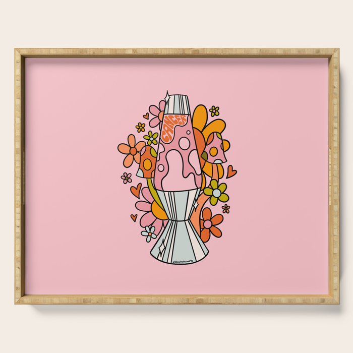 Cancer Lava Lamp Serving Tray Gallery Image 1