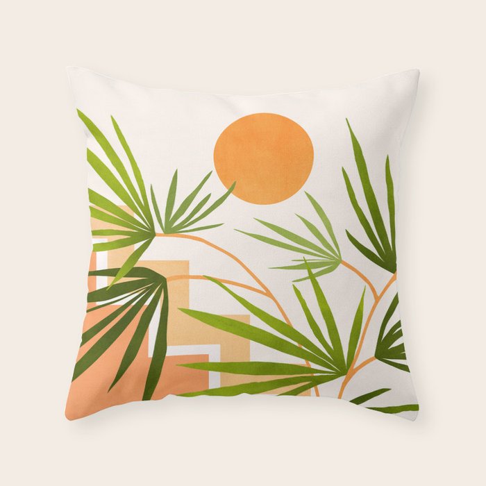 Santa Fe Summer Landscape Throw Pillow Gallery Image 6