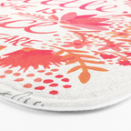 Little & Fierce - Pink OmbrÃ© Bath Mat Gallery Image 3