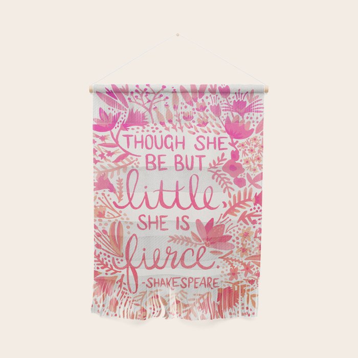 Little & Fierce - Pink OmbrÃ© Wall Hanging Gallery Image 1