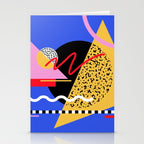 Memphis pattern 106 - 80s / 90s Retro Stationery Card Gallery Image 2