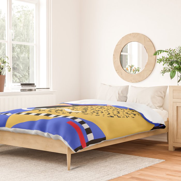 Memphis pattern 106 - 80s / 90s Retro Duvet Cover Gallery Image 2