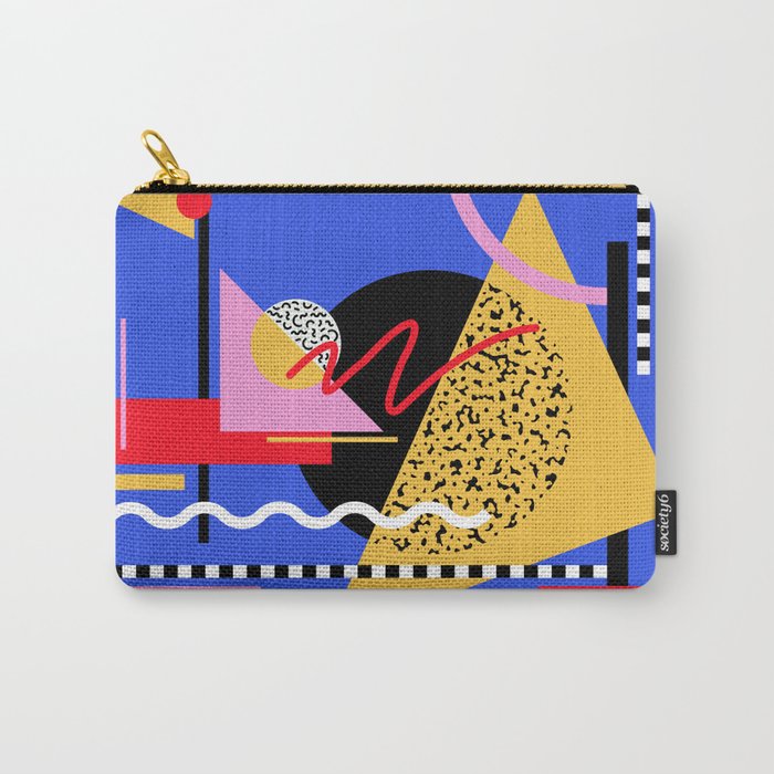 Memphis pattern 106 - 80s / 90s Retro Carry All Pouch Gallery Image 1