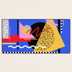 Memphis pattern 106 - 80s / 90s Retro Desk Mat Gallery Image 3