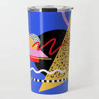Memphis pattern 106 - 80s / 90s Retro Travel Mug Gallery Image 1