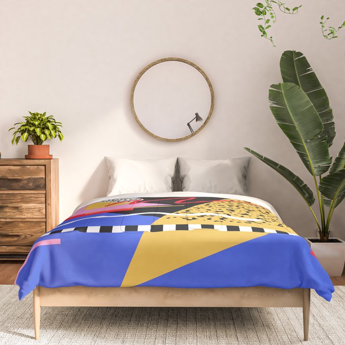 Memphis pattern 106 - 80s / 90s Retro Comforter Gallery Image 3