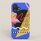 Memphis pattern 106 - 80s / 90s Retro iPhone Case Gallery Image 1