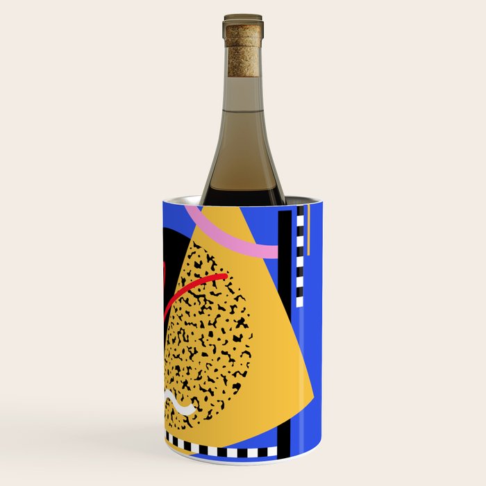 Memphis pattern 106 - 80s / 90s Retro Wine Chiller Gallery Image 3