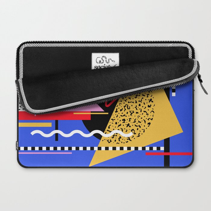 Memphis pattern 106 - 80s / 90s Retro Laptop Sleeve Gallery Image 2