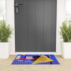 Memphis pattern 106 - 80s / 90s Retro Welcome Mat Gallery Image 3