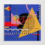 Memphis pattern 106 - 80s / 90s Retro Wood Wall Art Gallery Image 1