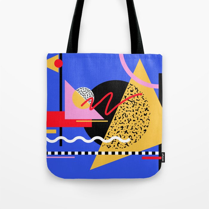Memphis pattern 106 - 80s / 90s Retro Tote Bag Gallery Image 1