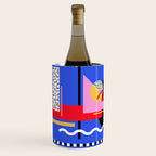 Memphis pattern 106 - 80s / 90s Retro Wine Chiller Gallery Image 2