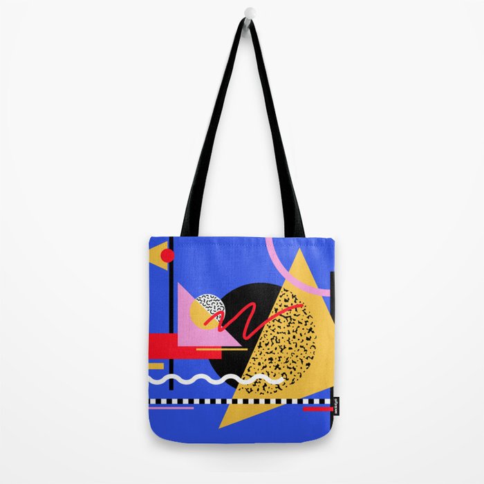 Memphis pattern 106 - 80s / 90s Retro Tote Bag Gallery Image 2