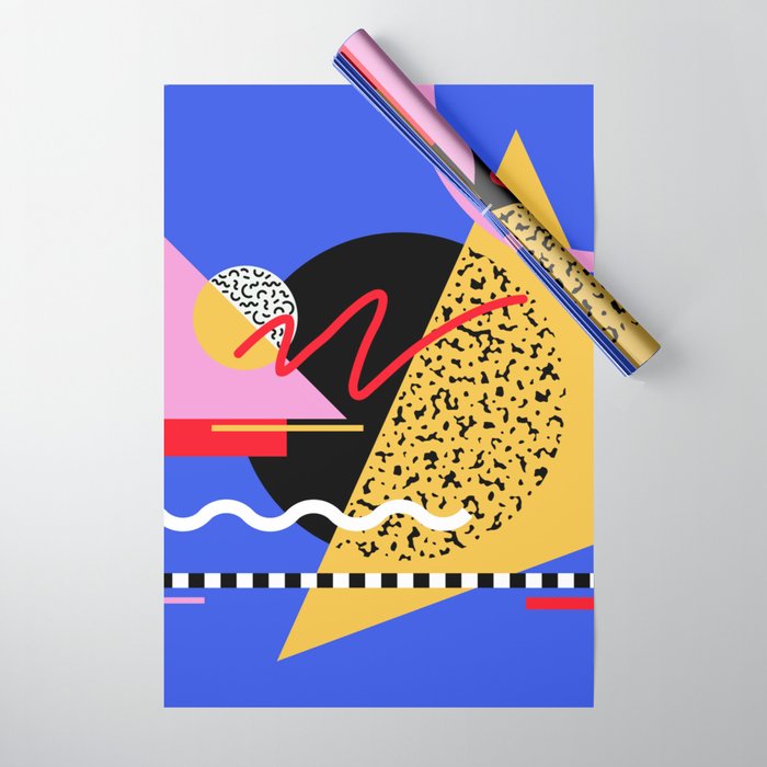 Memphis pattern 106 - 80s / 90s Retro Wrapping Paper Gallery Image 1