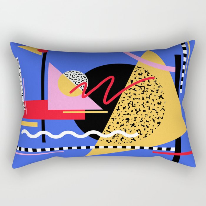 Memphis pattern 106 - 80s / 90s Retro Rectangular Pillow Gallery Image 1
