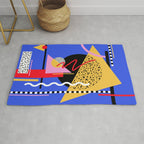 Memphis pattern 106 - 80s / 90s Retro Rug Gallery Image 1
