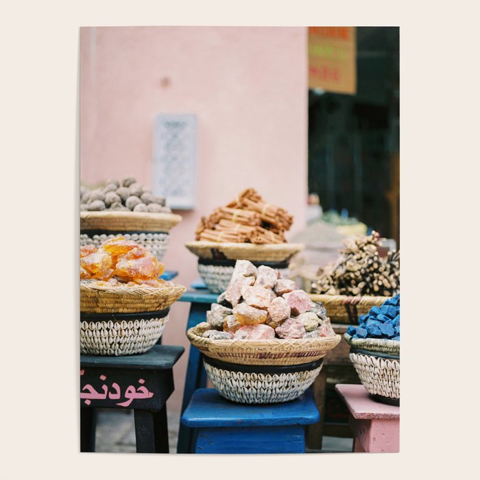 Travel photography print âSouks of Marrakechâ | Morocco photo print art | Wanderlust wall art Poster Gallery Image 4