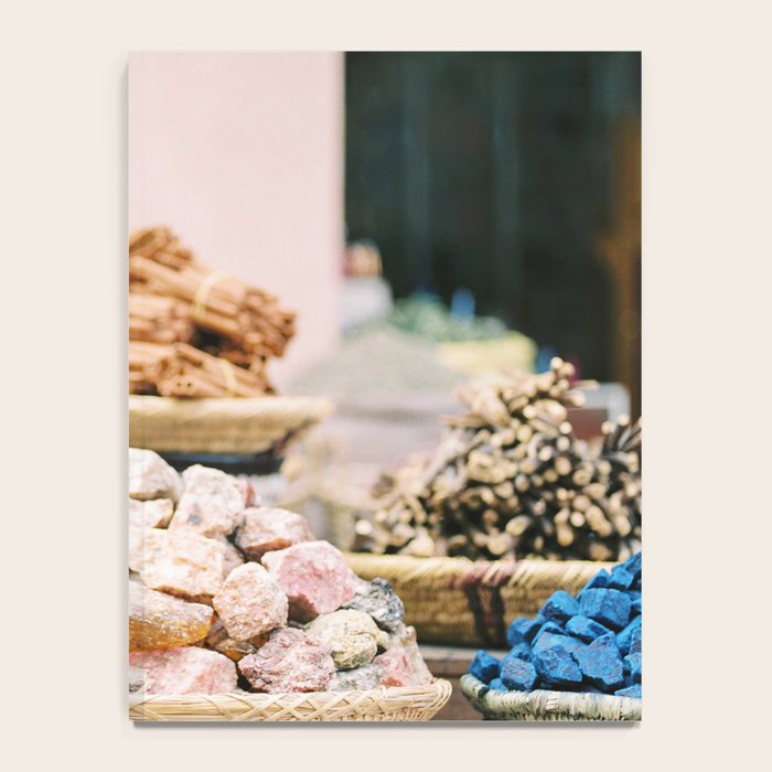 Travel photography print âSouks of Marrakechâ | Morocco photo print art | Wanderlust wall art Notebook Gallery Image 4