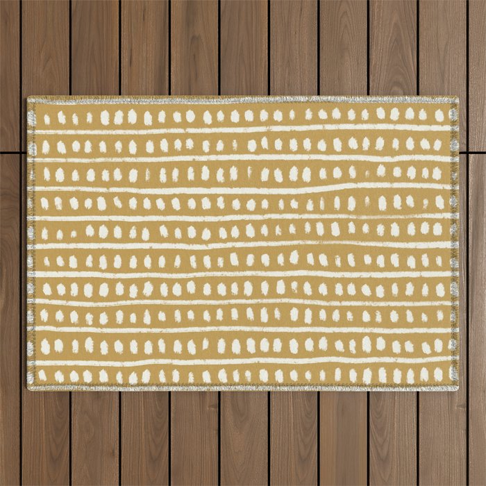 Simple Hand Drawn Pattern #11 Outdoor Rug Gallery Image 1