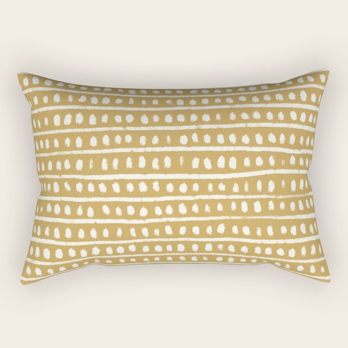 Simple Hand Drawn Pattern #11 Rectangular Pillow Gallery Image 2
