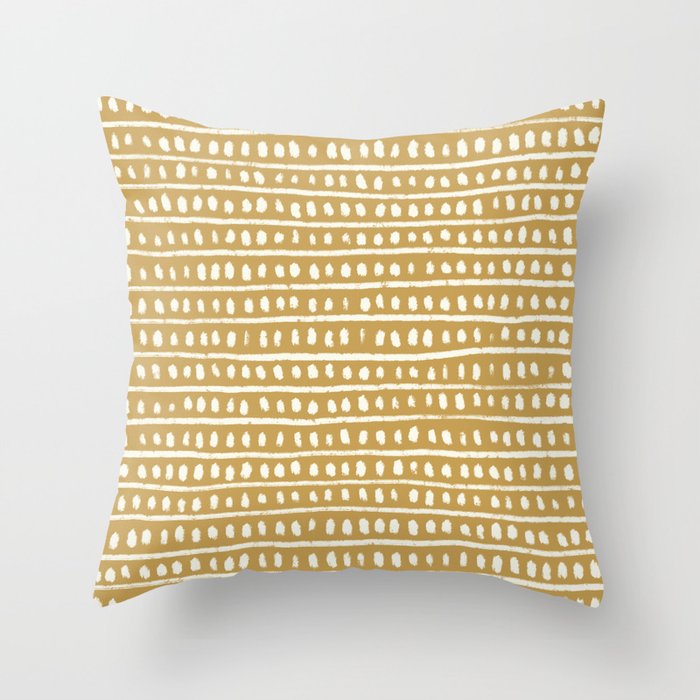 Simple Hand Drawn Pattern #11 Throw Pillow Gallery Image 1