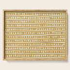 Simple Hand Drawn Pattern #11 Serving Tray Gallery Image 1