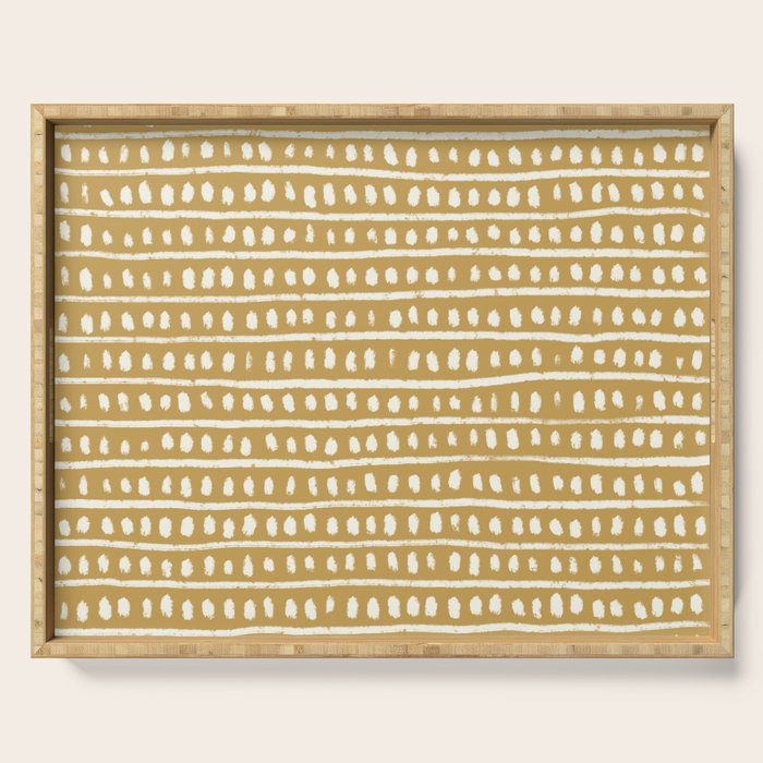 Simple Hand Drawn Pattern #11 Serving Tray Gallery Image 1