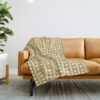 Simple Hand Drawn Pattern #11 Throw Blanket Gallery Image 1